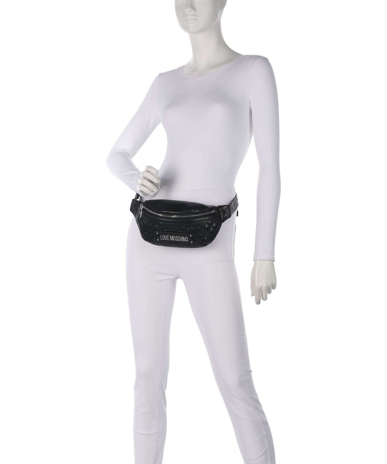 Love Moschino Quilted Fanny pack black