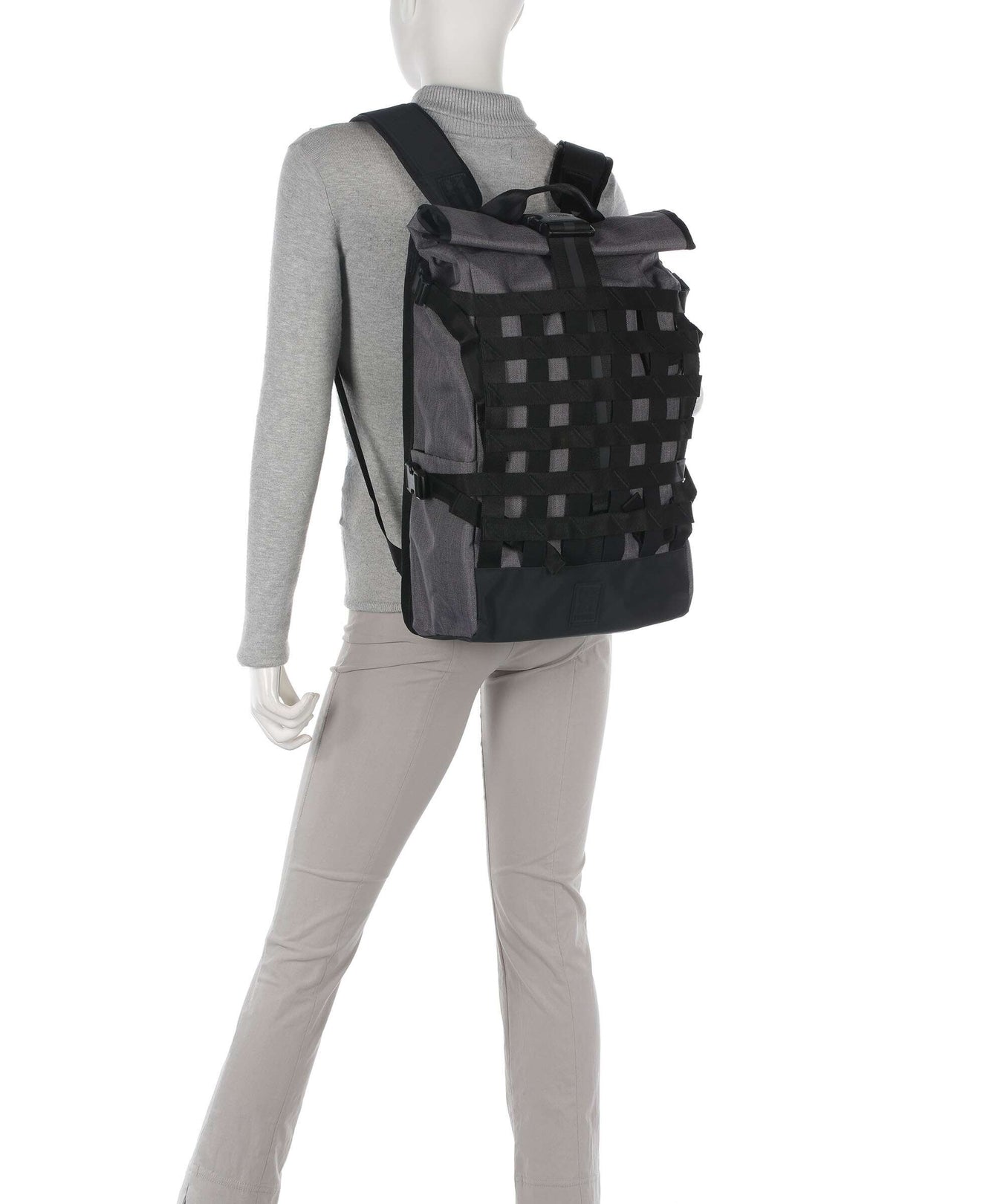 Chrome Barrage 22L Rolltop backpack red