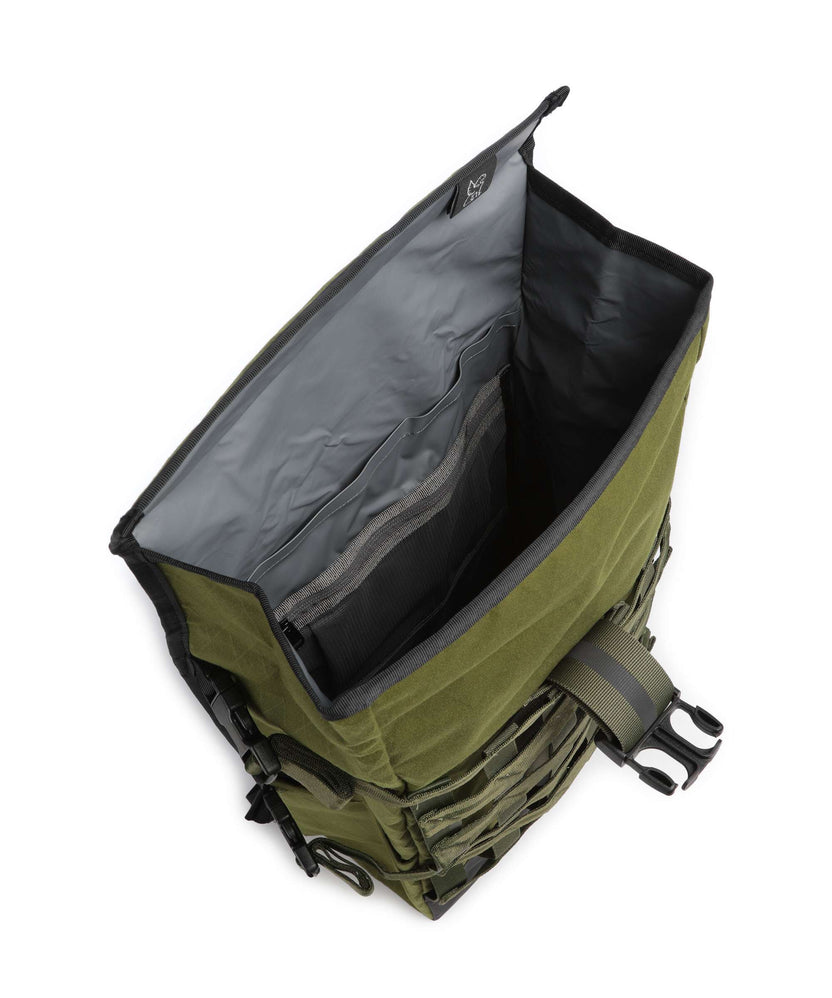 Chrome Barrage 22L Rolltop backpack moss