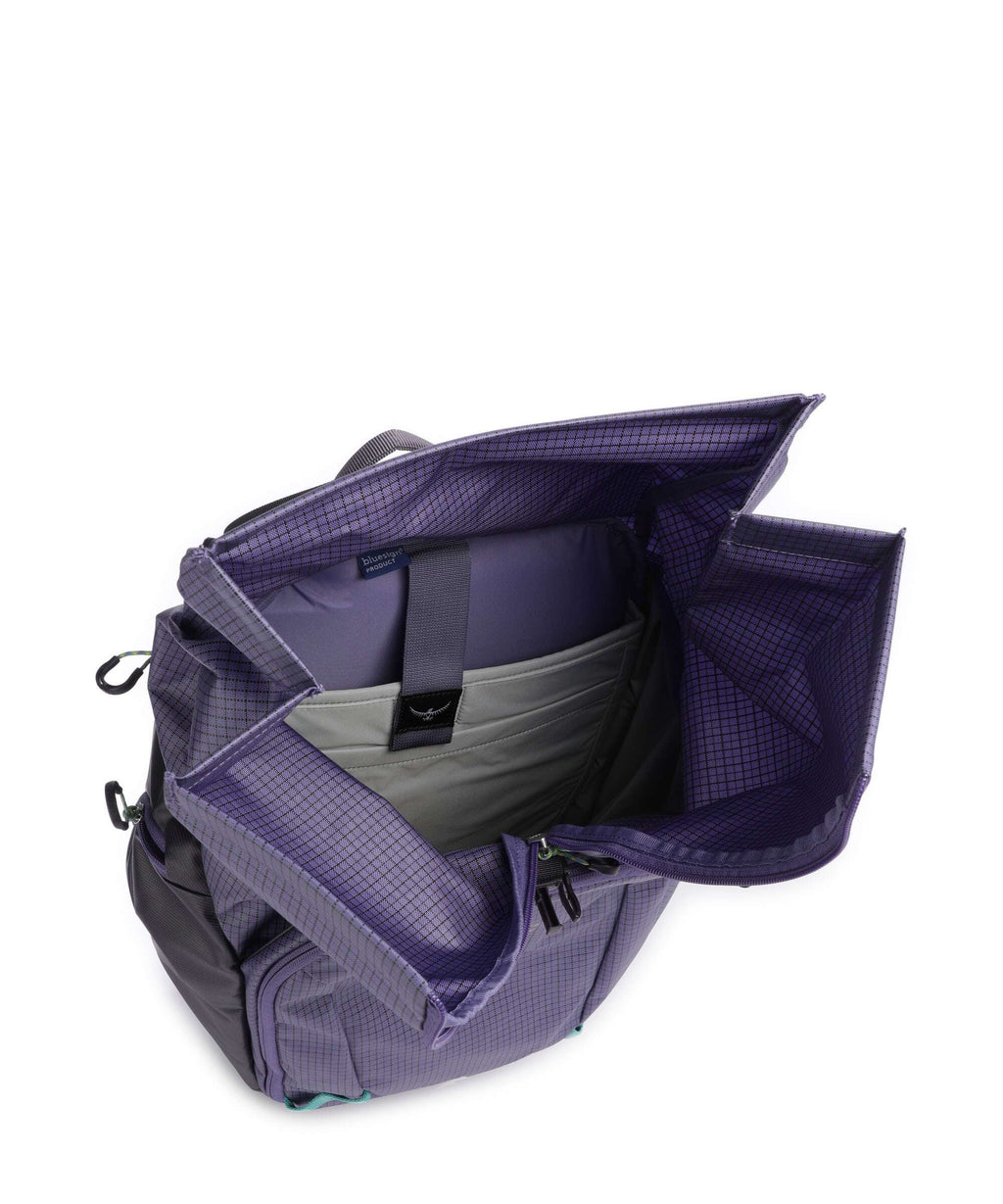 Osprey Transporter Rolltop backpack euphoria purple/purple ink