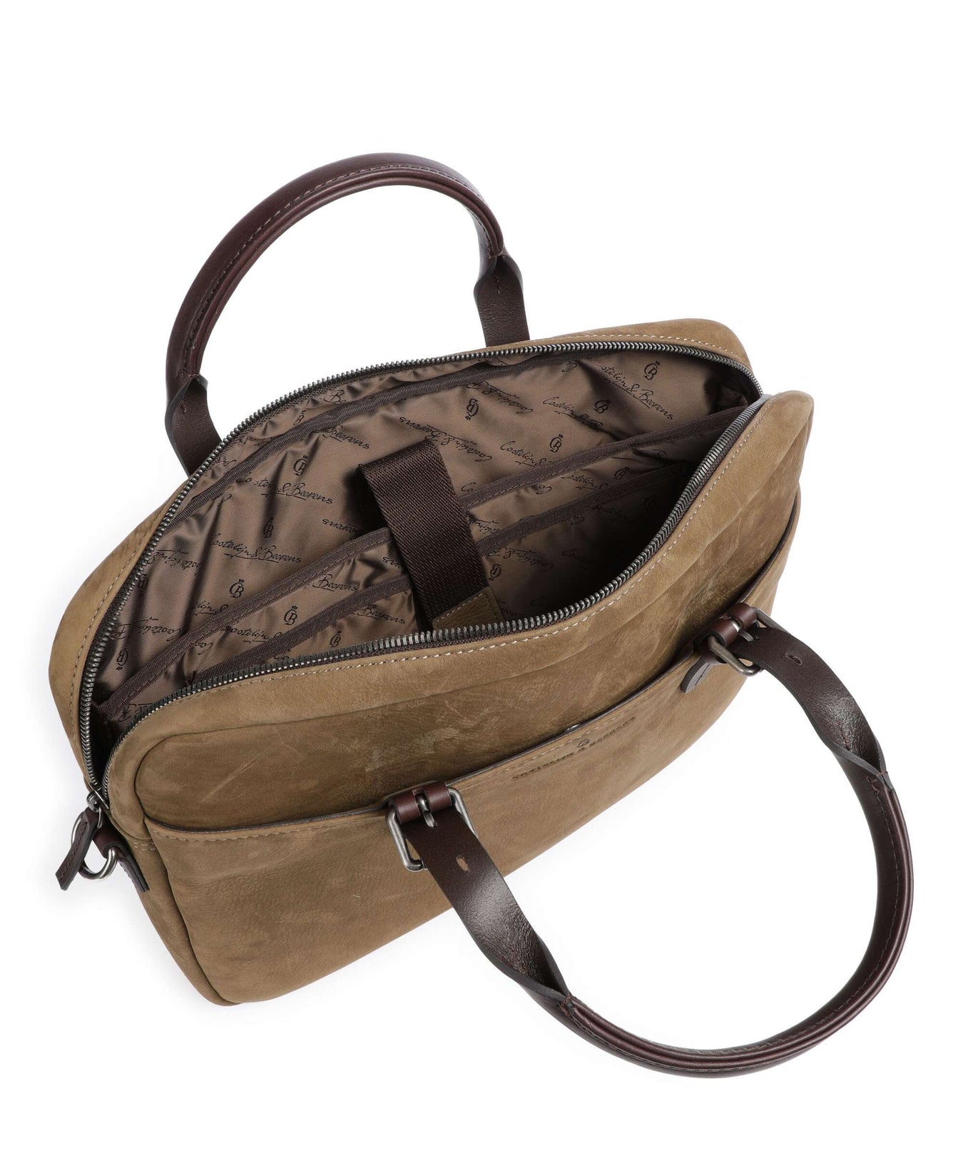 Castelijn & Beerens Veneto RFID Briefcase taupe