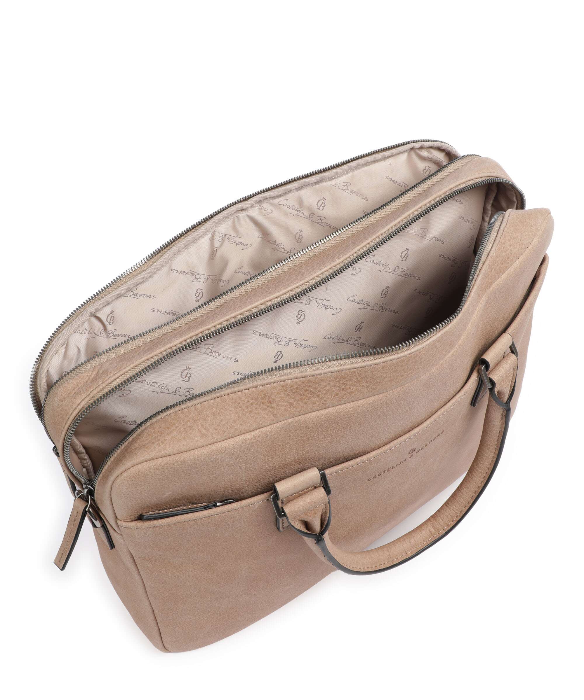 Castelijn & Beerens Carisma RFID Briefcase beige