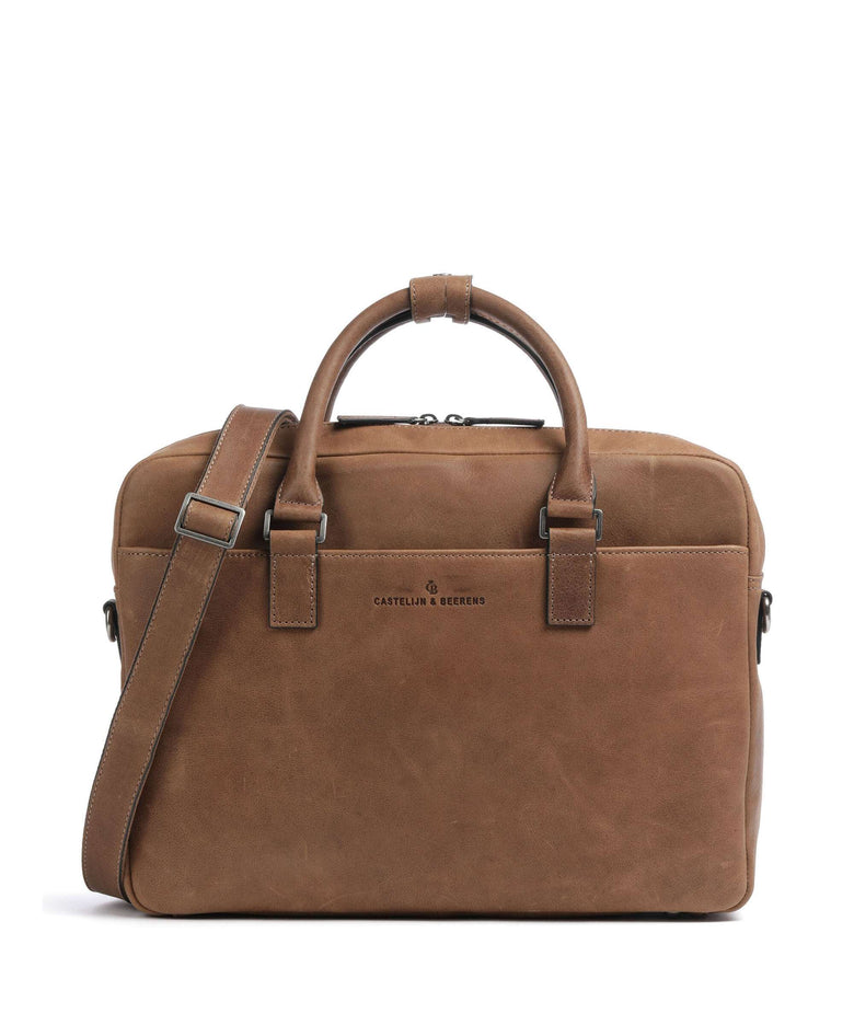 Castelijn & Beerens Carisma RFID Briefcase cognac