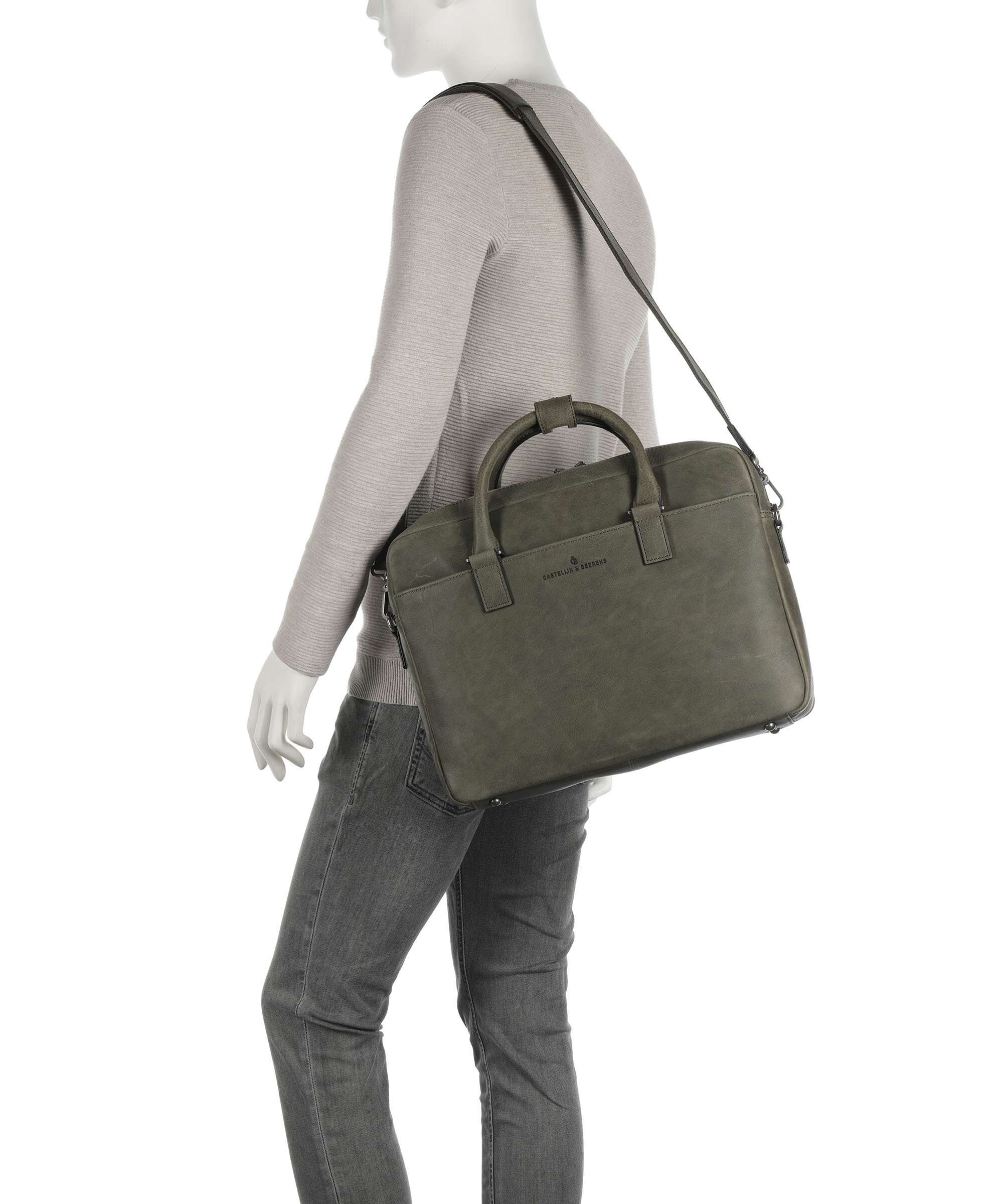 Castelijn & Beerens Carisma Briefcase dark military
