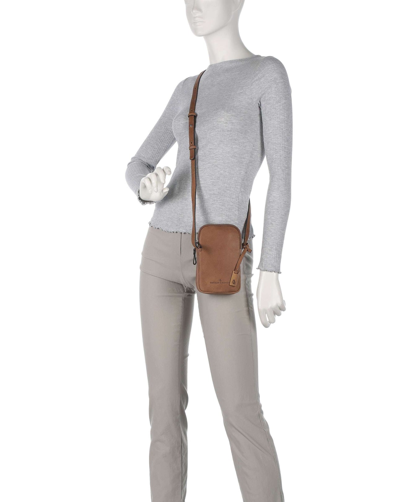 Castelijn & Beerens Carisma Phone bag cognac