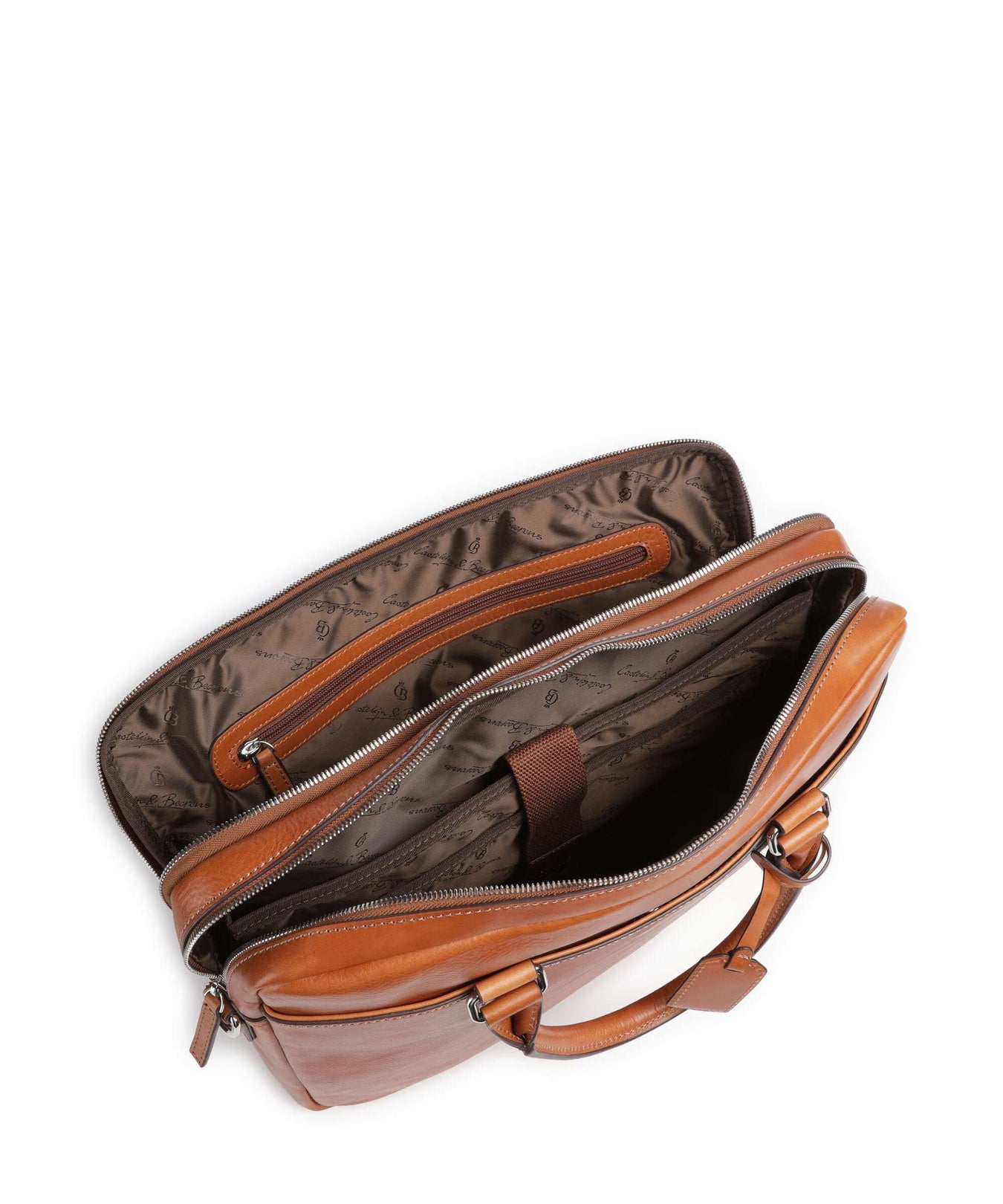 Castelijn & Beerens Heritage Briefcase light brown