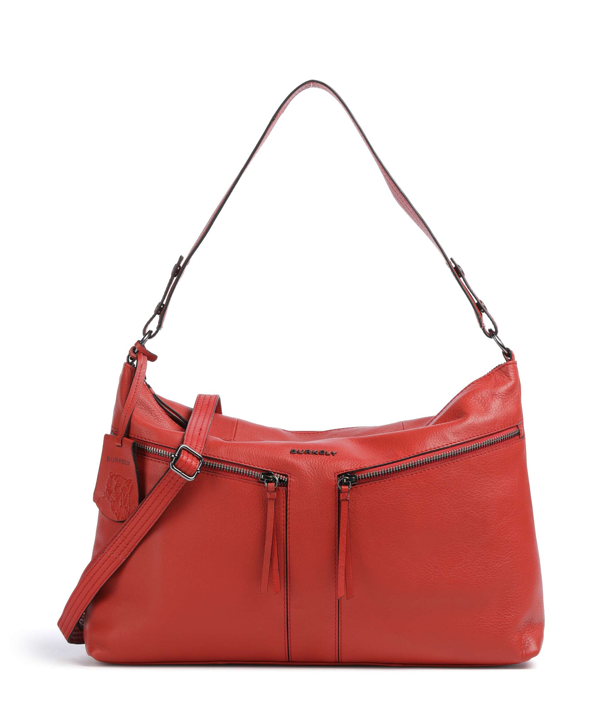 Burkely Rock Ruby Hobo bag really red