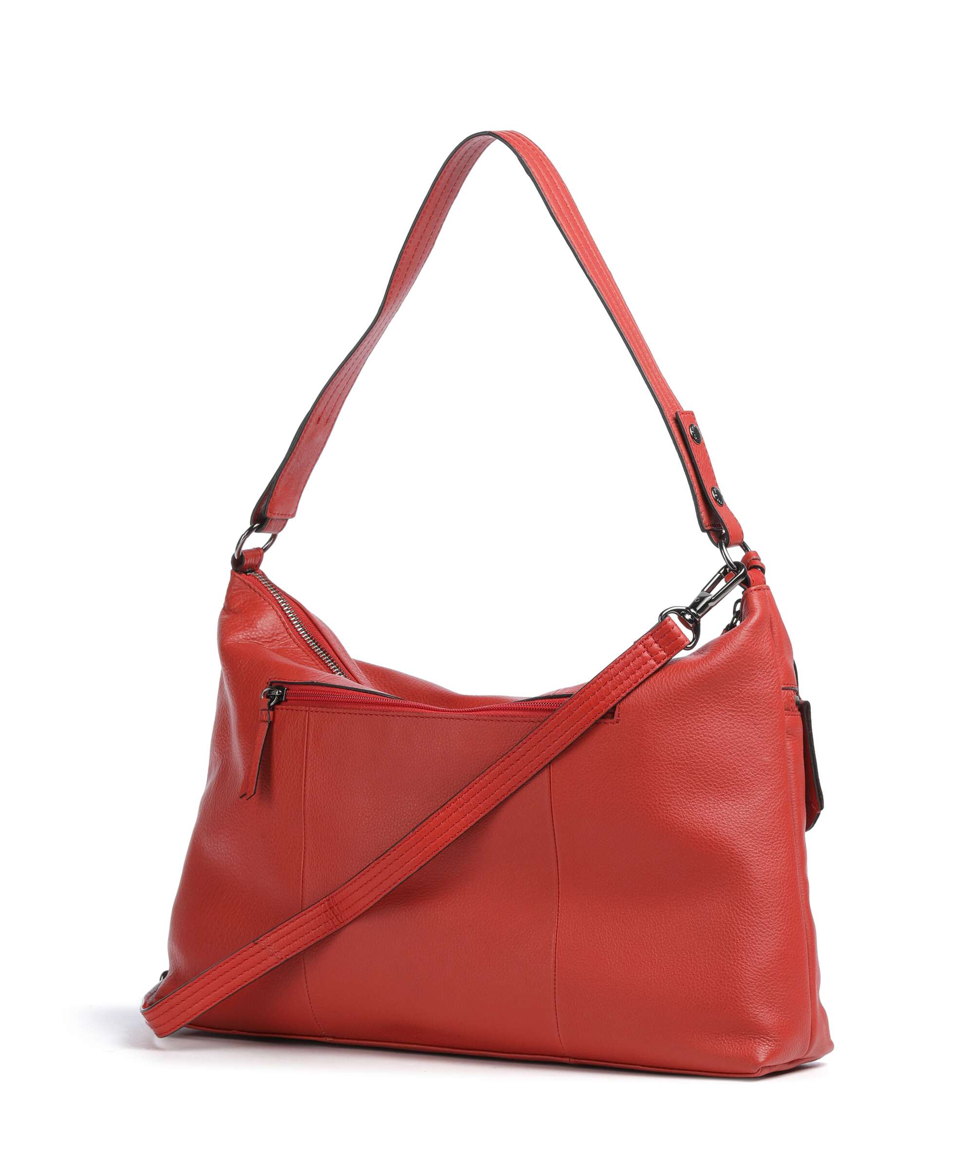 Burkely Rock Ruby Hobo bag really red