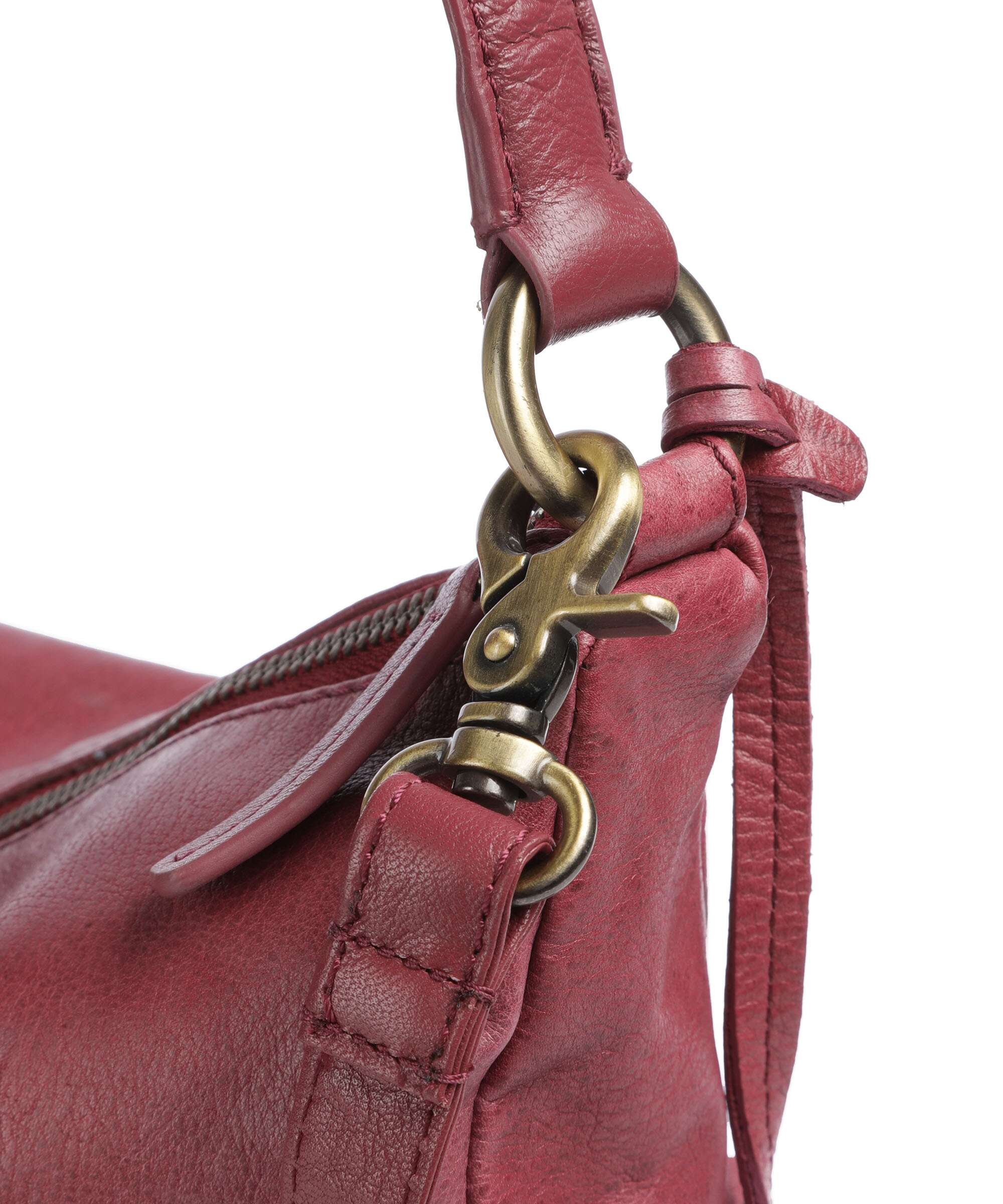 Burkely Natural Norah Hobo bag poppy pink