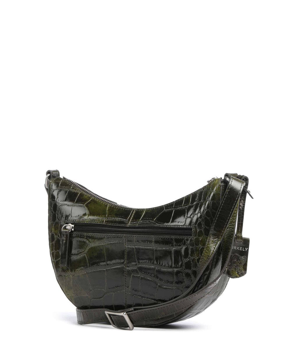 Burkely Cool Colbie Crossbody bag olive patent