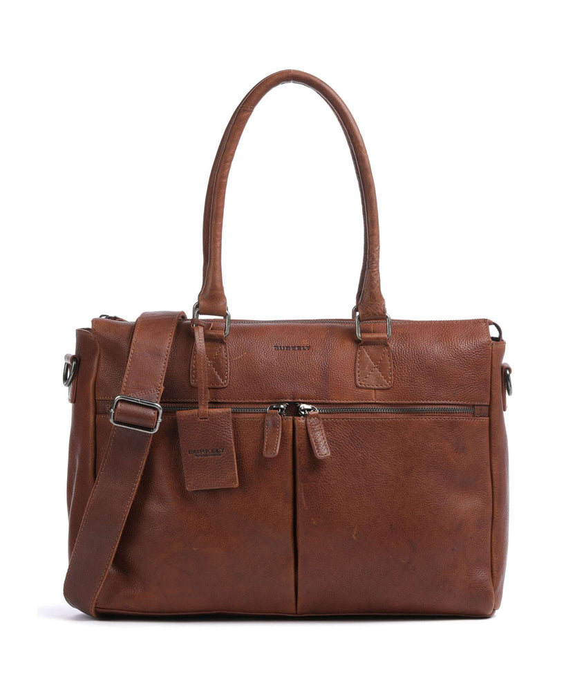 Burkely Antique Avery Briefcase cognac