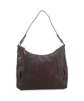 Spikes & Sparrow Bronco Hobo tas dark brown