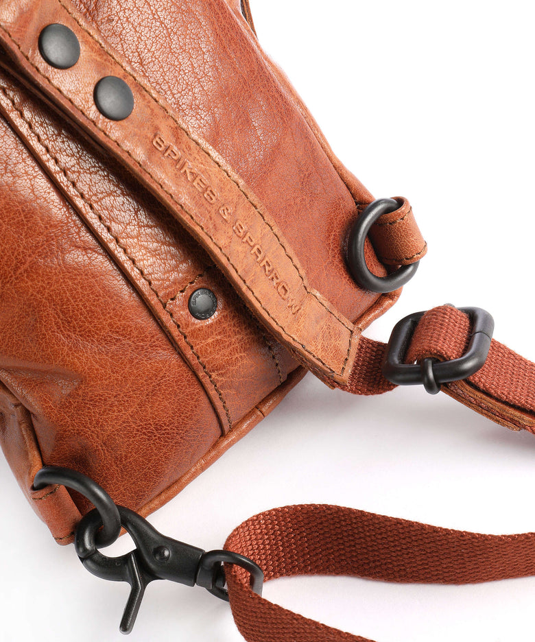 Spikes & Sparrow Bronco Miami Sling bag cognac