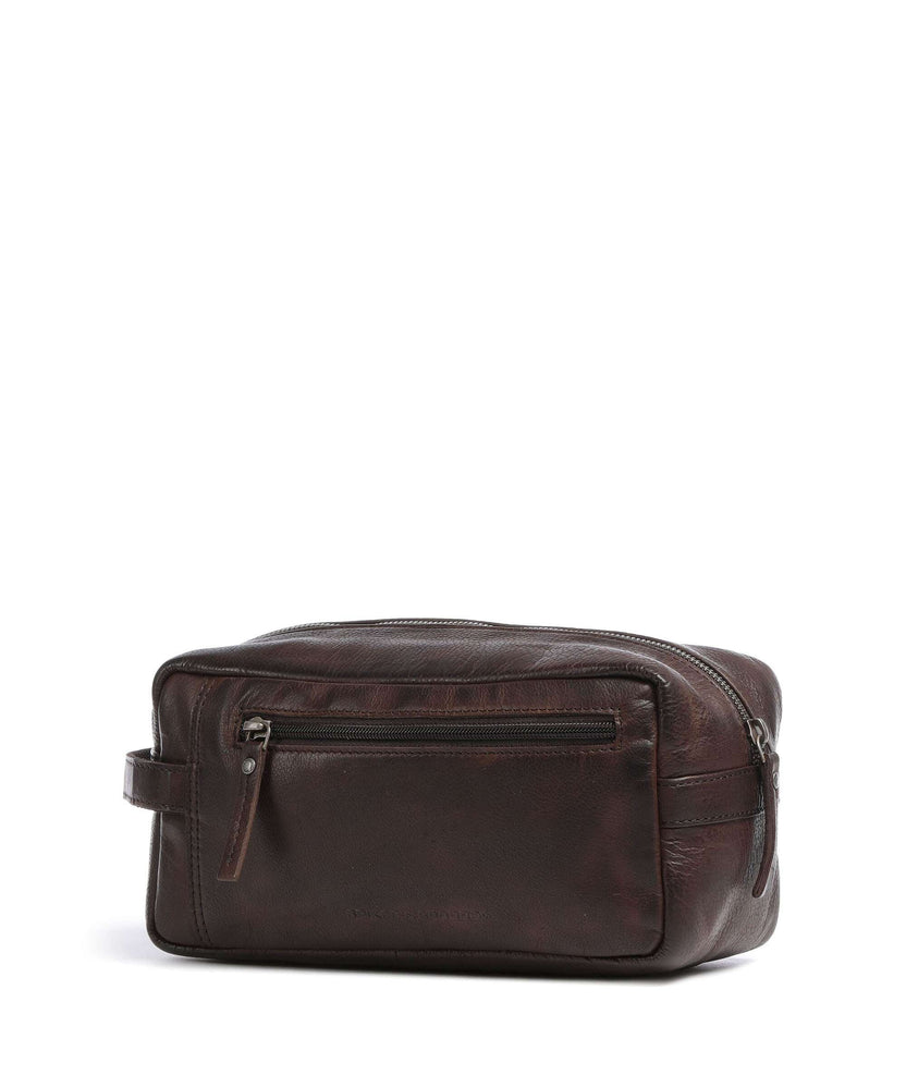 Spikes & Sparrow Apache Toiletry bag brown