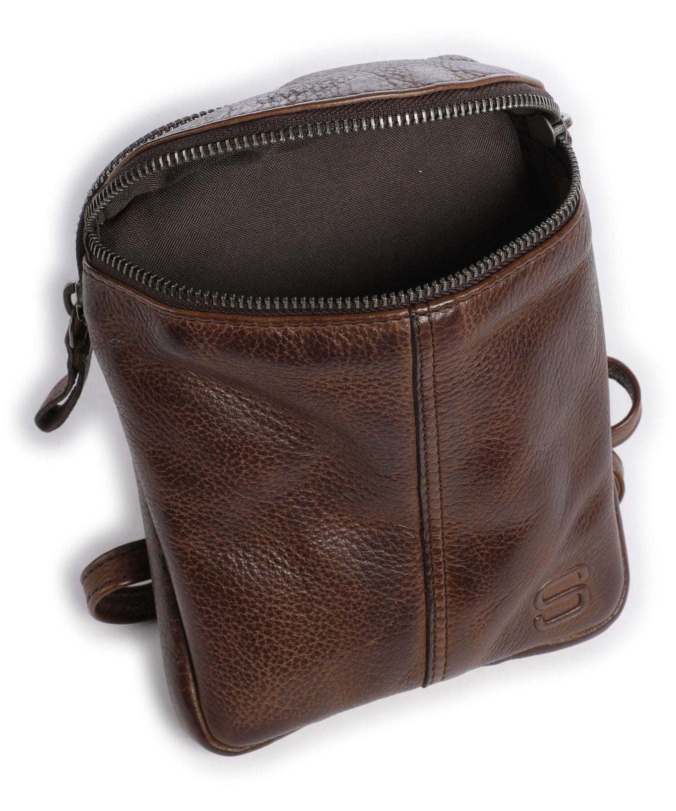 Spikes & Sparrow Apache Phone bag dunkelbraun