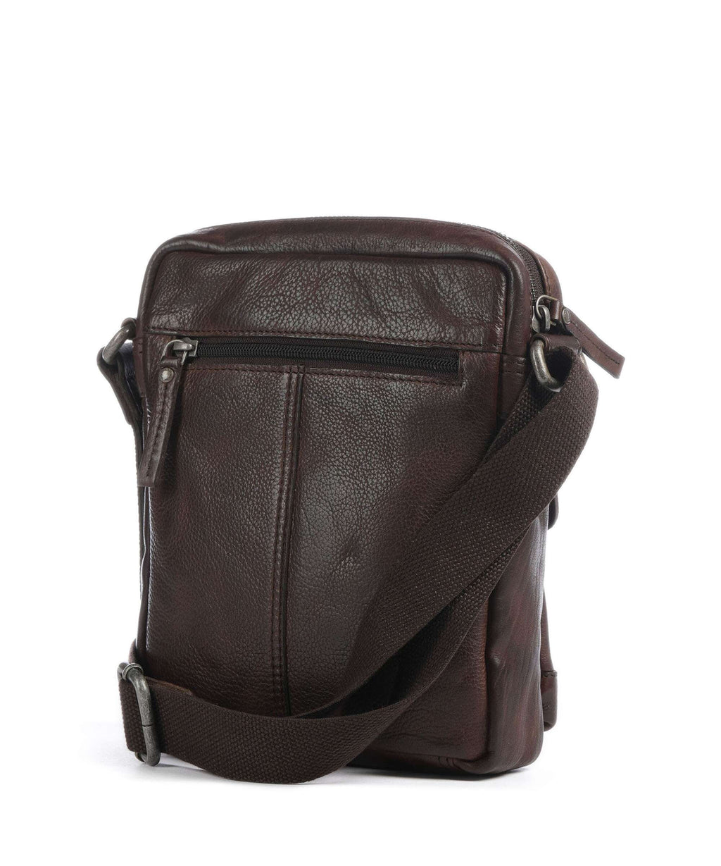 Spikes & Sparrow Apache Crossbody bag dunkelbraun