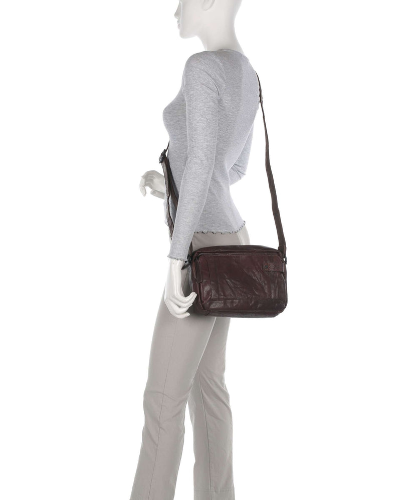 Spikes & Sparrow Bronco Kyrillos Crossbody bag dark brown