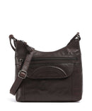 Spikes & Sparrow Bronco Elien Crossbody tas dunkelbraun