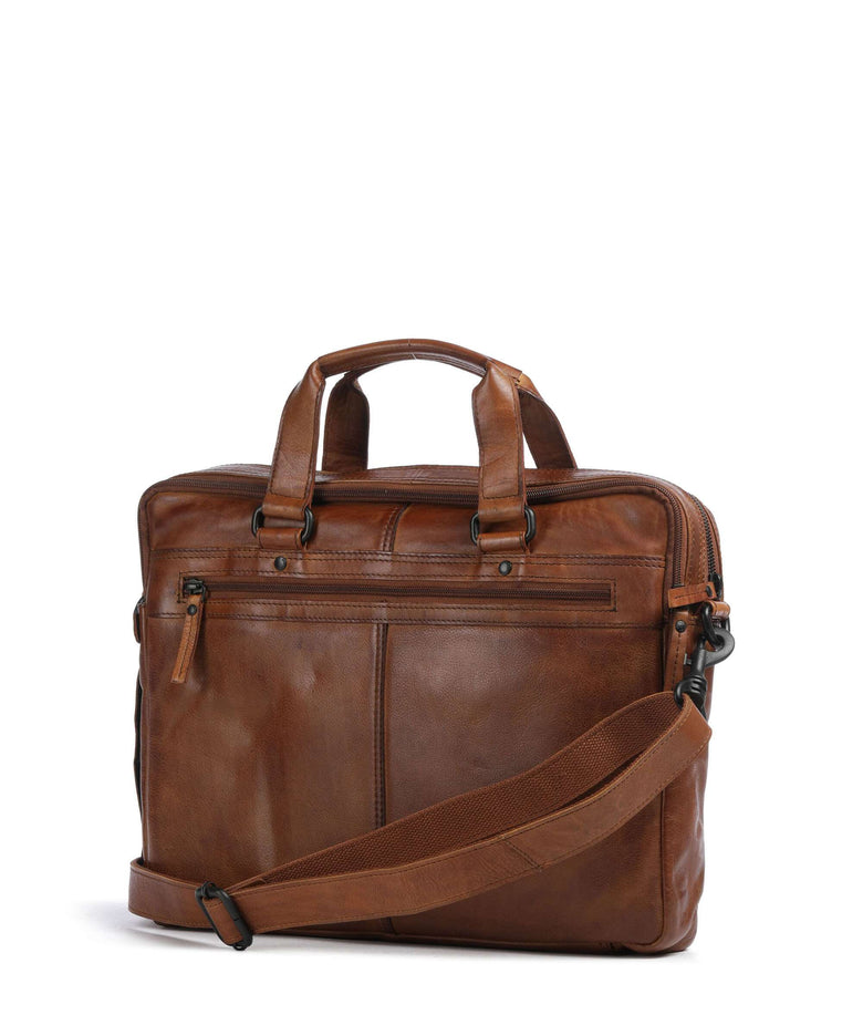 Spikes & Sparrow Apache Brutus Briefcase brandy