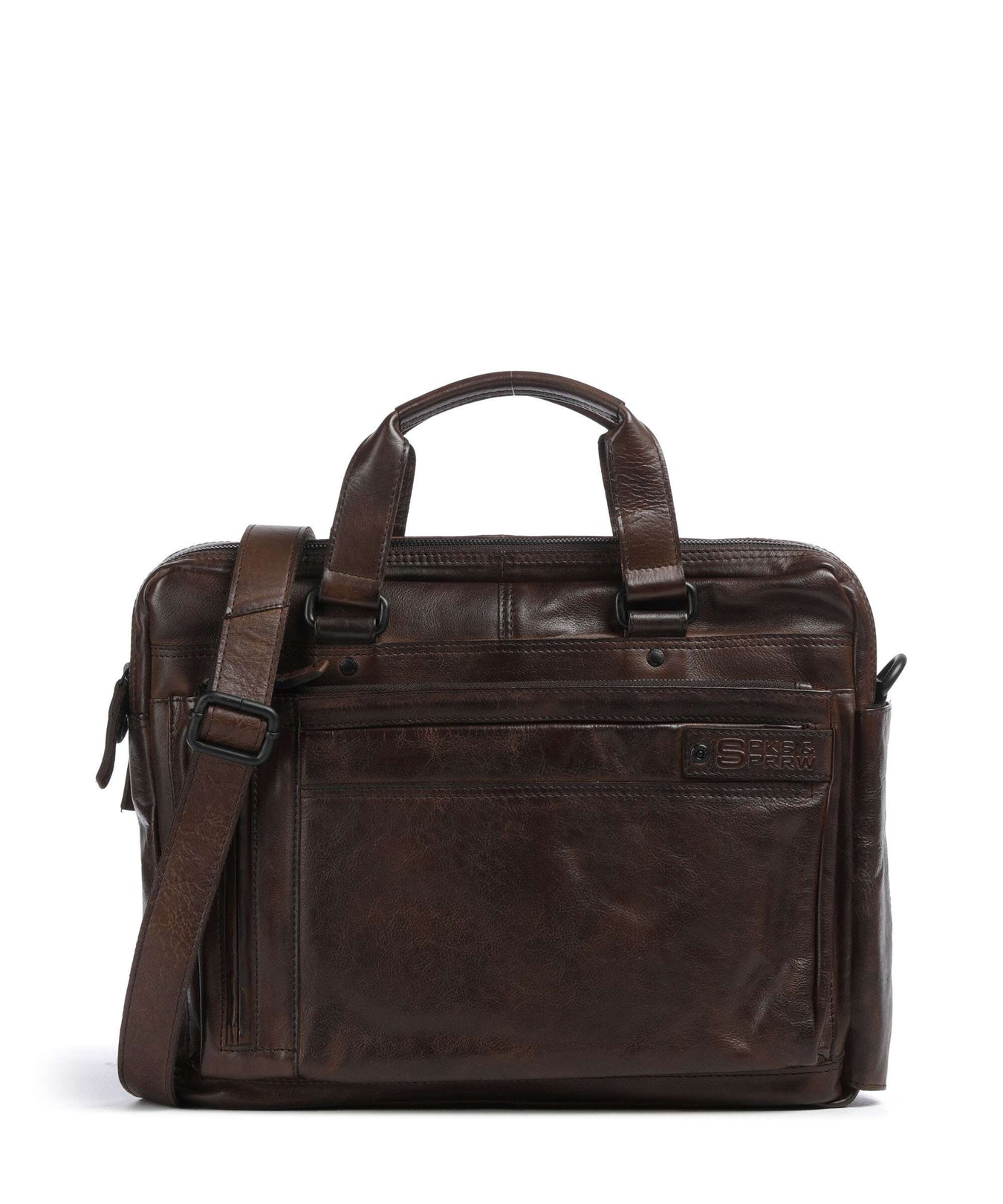 Spikes & Sparrow Apache Brutus Briefcase braun