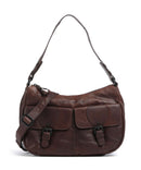 Spikes & Sparrow Bronco Ceileigh Schoudertas dark brown