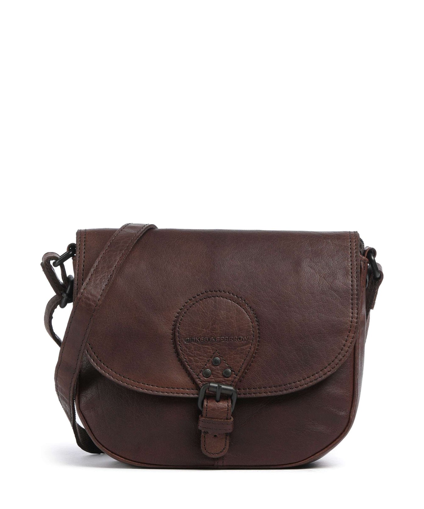 Spikes & Sparrow Bronco Nicolina Crossbody bag dark brown