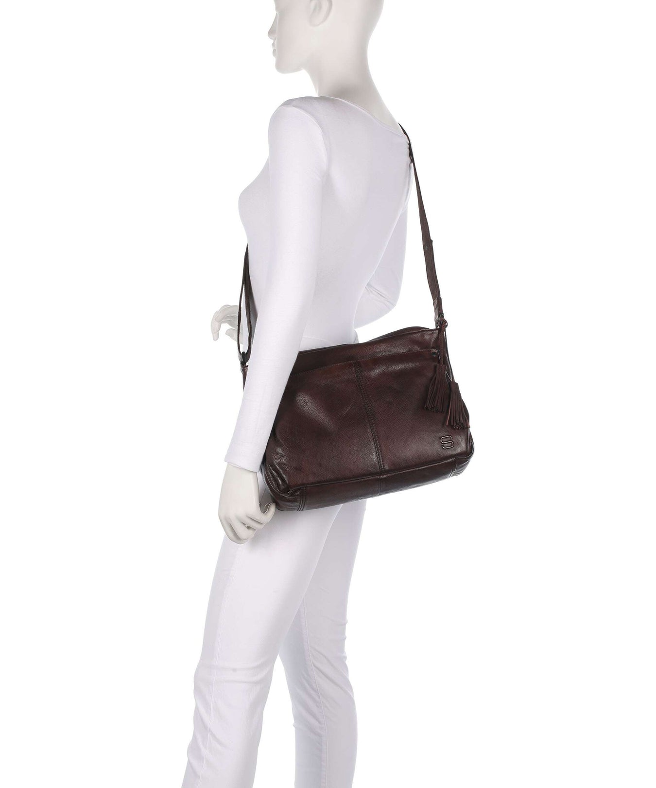 Spikes & Sparrow Apache Charmayne Shoulder bag dark brown