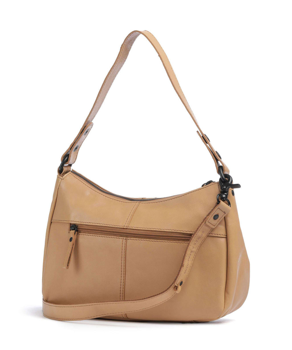 Spikes & Sparrow Suede Mix Jadeline Shoulder bag camel