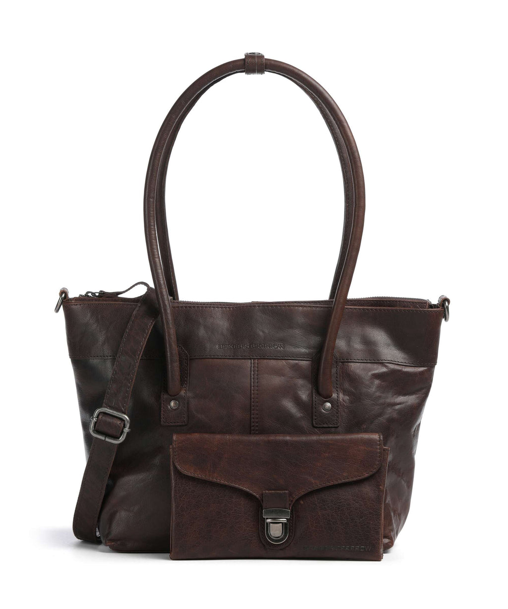 Spikes & Sparrow Bronco Yara Tote bag dark brown