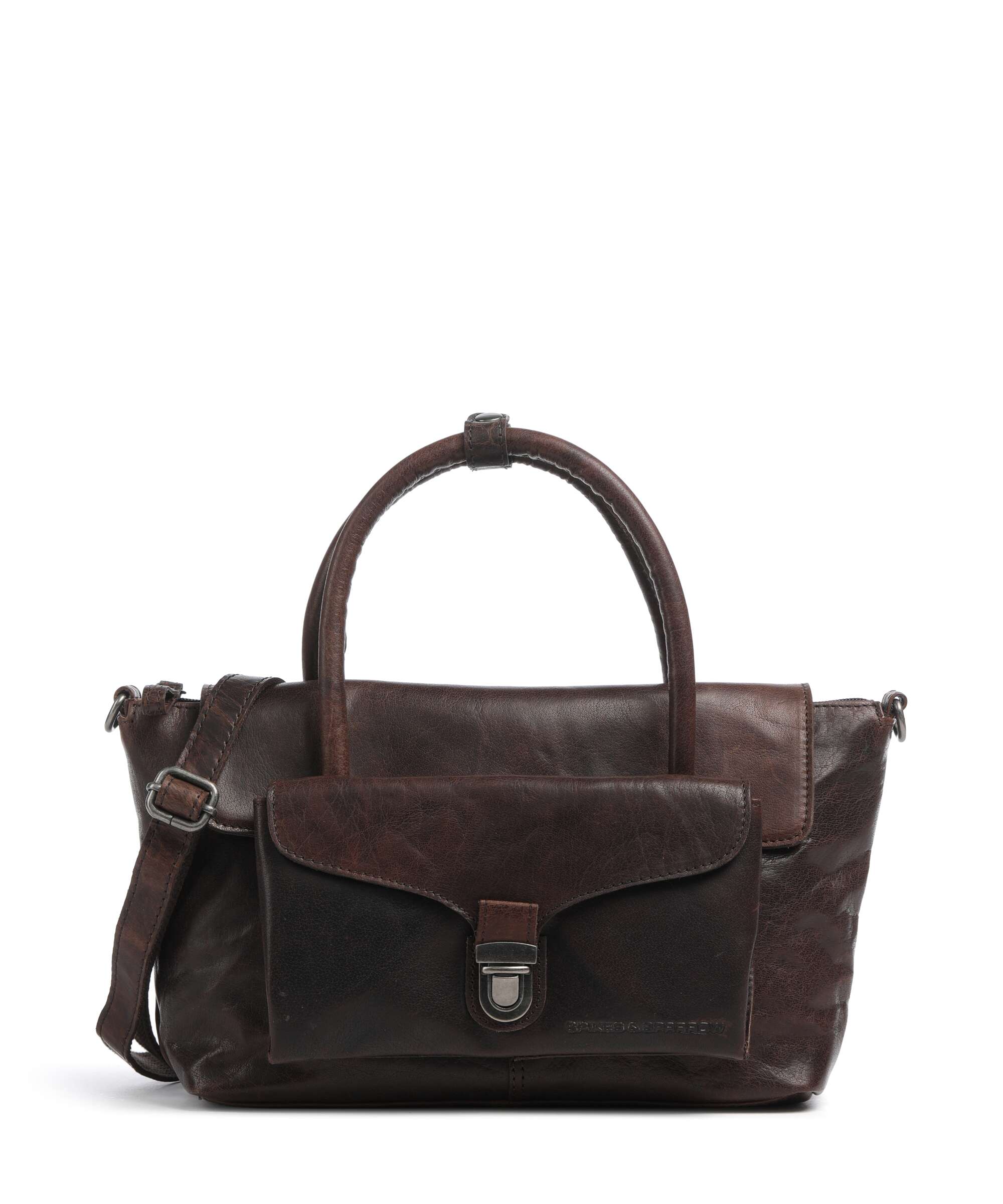 Spikes & Sparrow Bronco Hailey Handbag dark brown