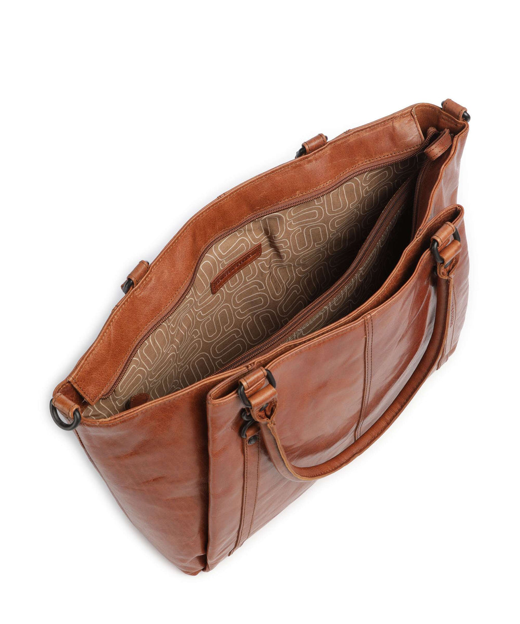 Spikes & Sparrow Bronco Dominique Tote bag brandy