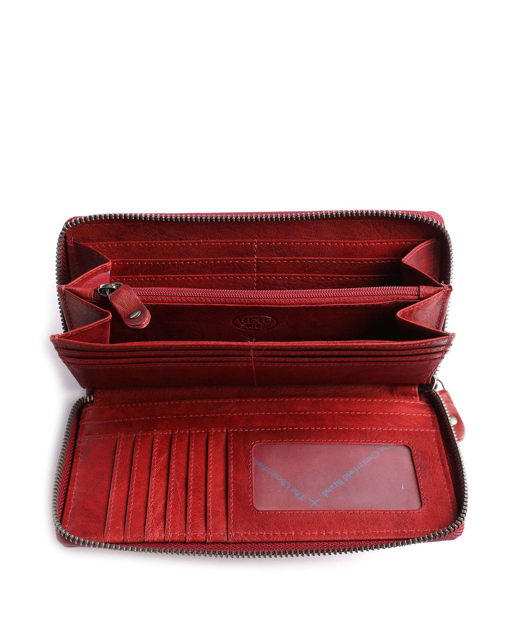 The Chesterfield Brand Havana RFID Wallet red