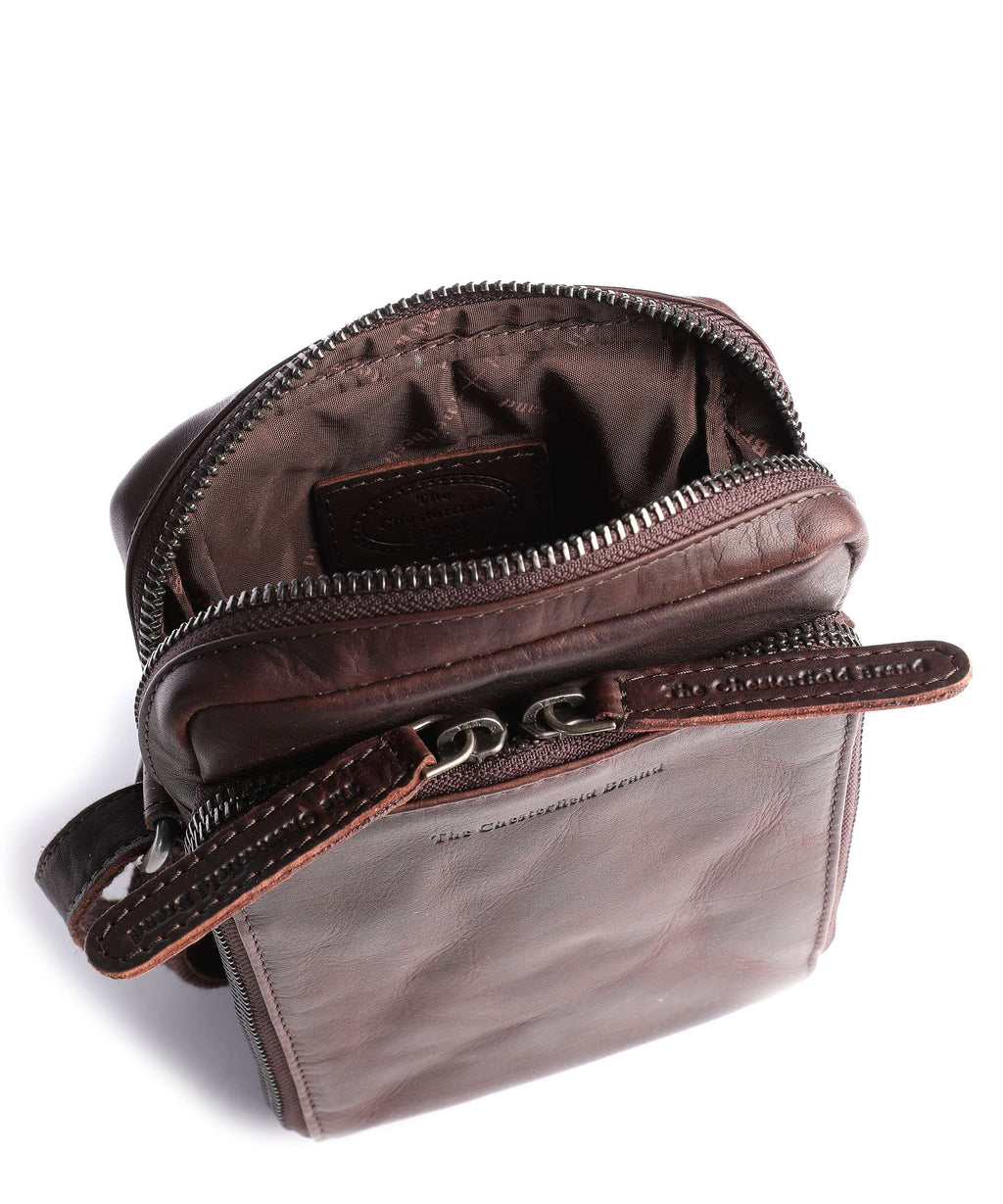 The Chesterfield Brand Hamilton Crossbody bag dunkelbraun