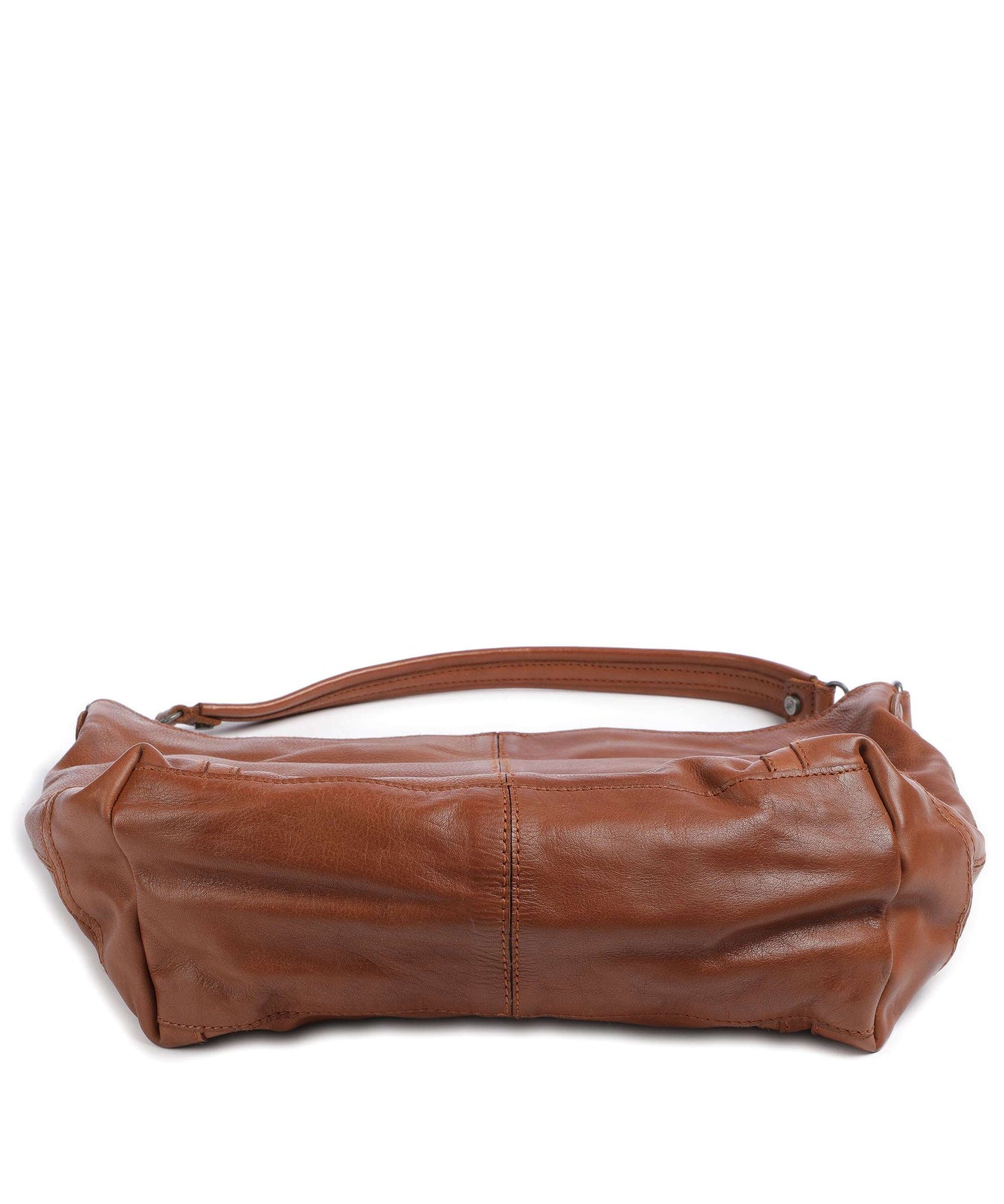 The Chesterfield Brand Washed Waxed Cow Bolivia Hobo bag cognac
