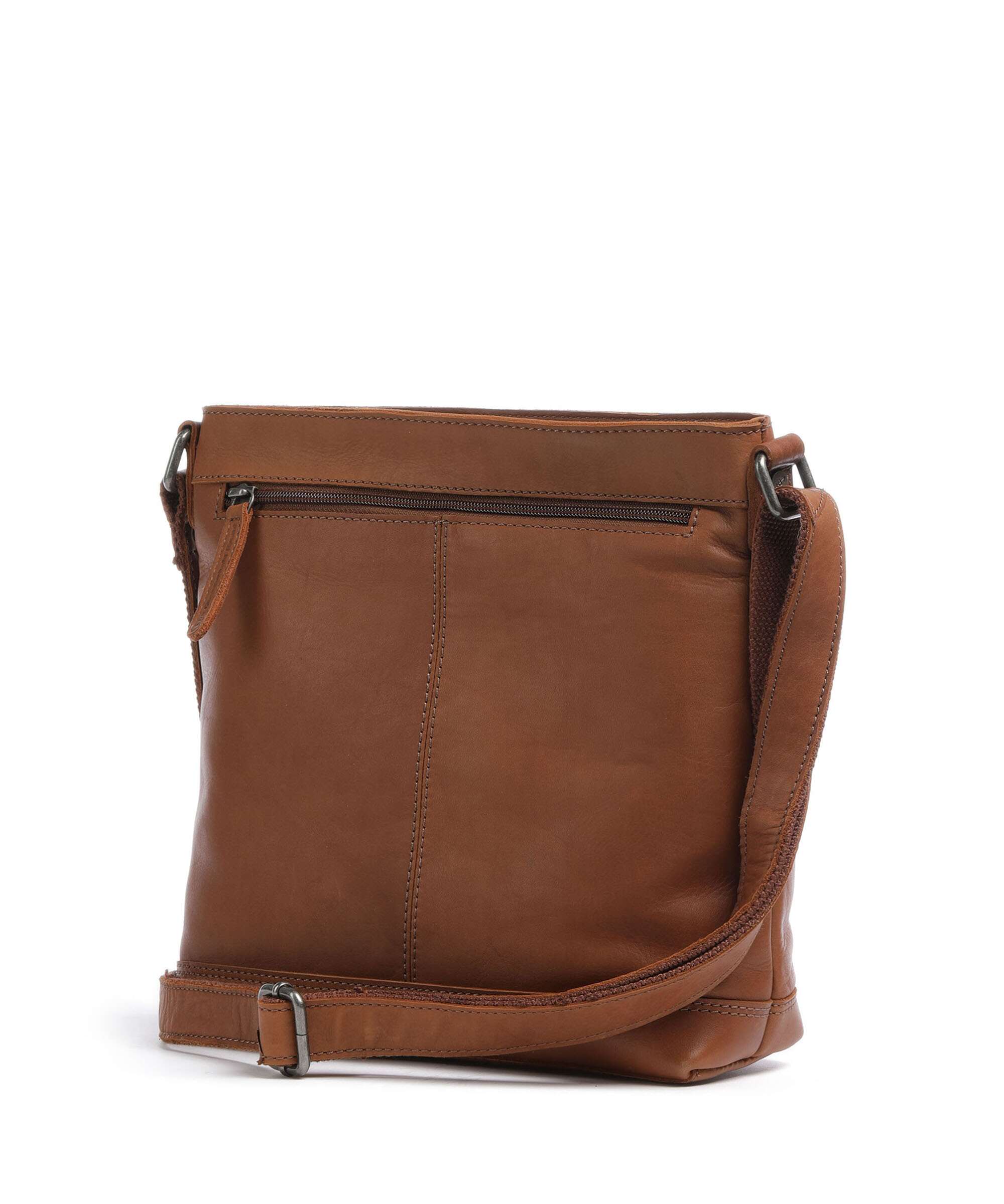 The Chesterfield Brand Cow Wax Pull Up Almeria Crossbody bag cognac