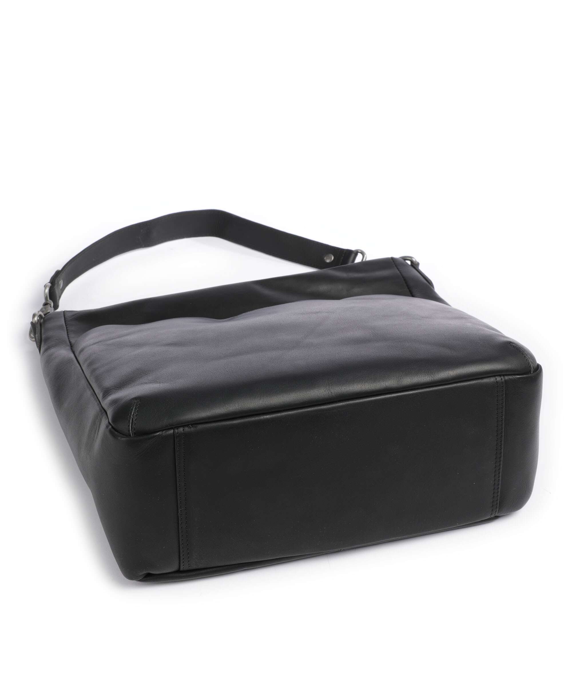 The Chesterfield Brand Wax Pull Up Cow Regina Hobo bag black