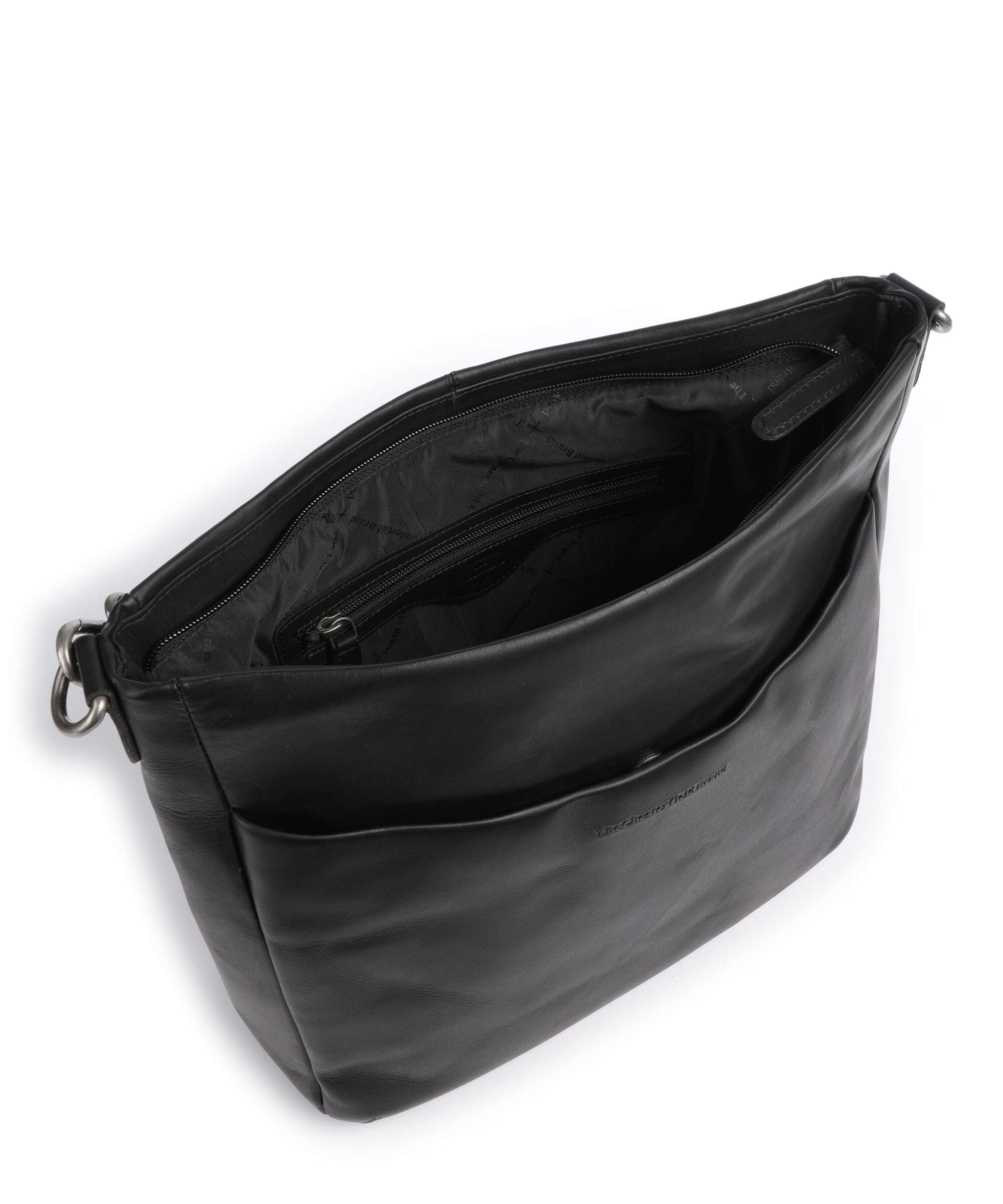 The Chesterfield Brand Wax Pull Up Cow Regina Hobo bag black