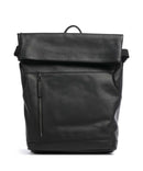 The Chesterfield Brand Cow Wax Pull Up Mazara Backpack black