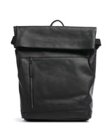 The Chesterfield Brand Cow Wax Pull Up Mazara Rugzak black