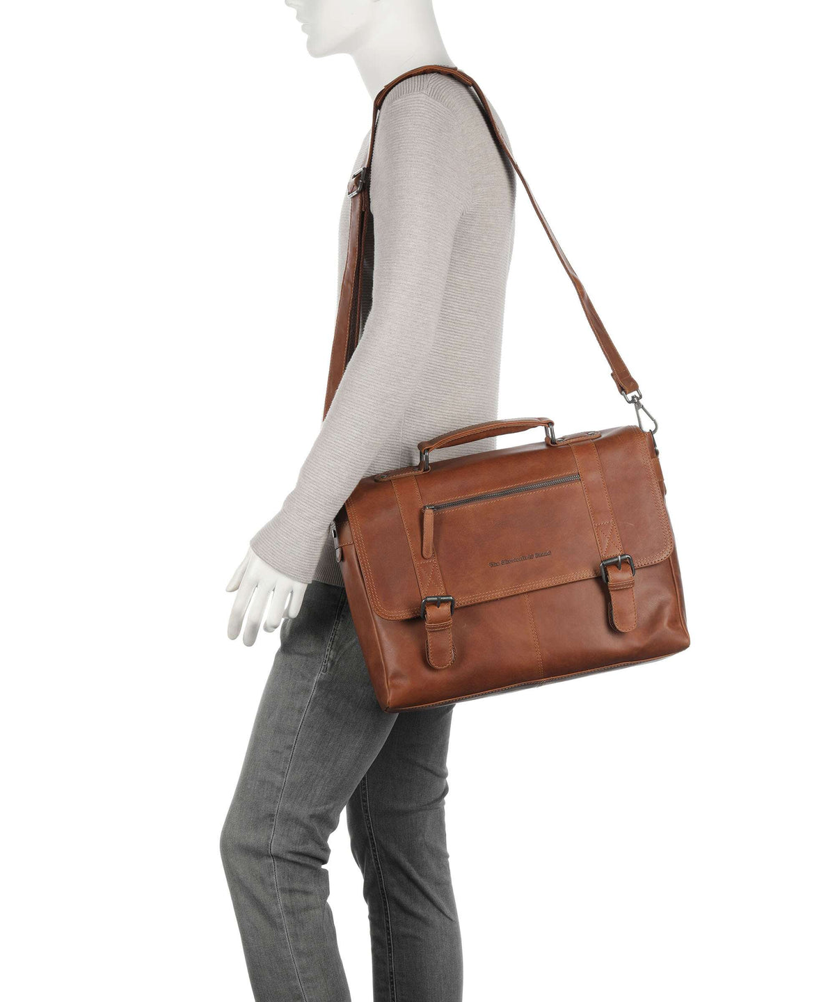 The Chesterfield Brand Imperia Briefcase cognac