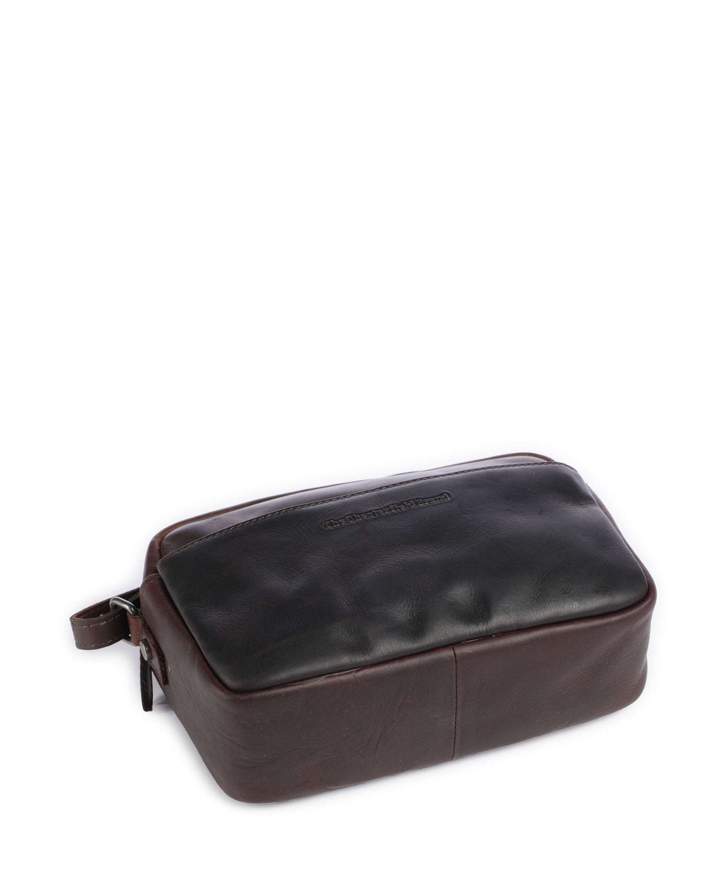 The Chesterfield Brand Cow Wax Pull Up Arona Crossbody bag brown