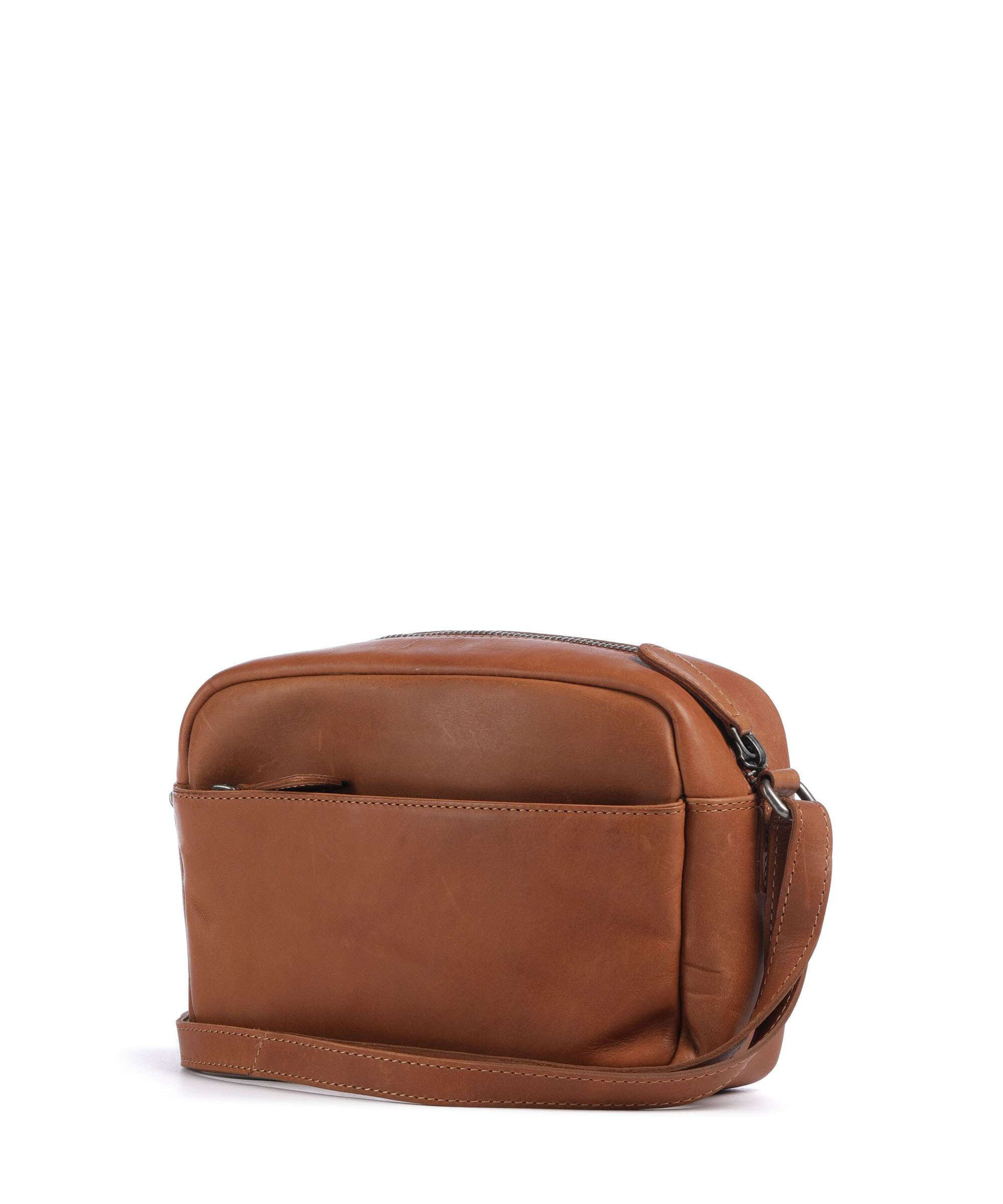 The Chesterfield Brand Wax Pull Up Cow Arona Crossbody bag cognac
