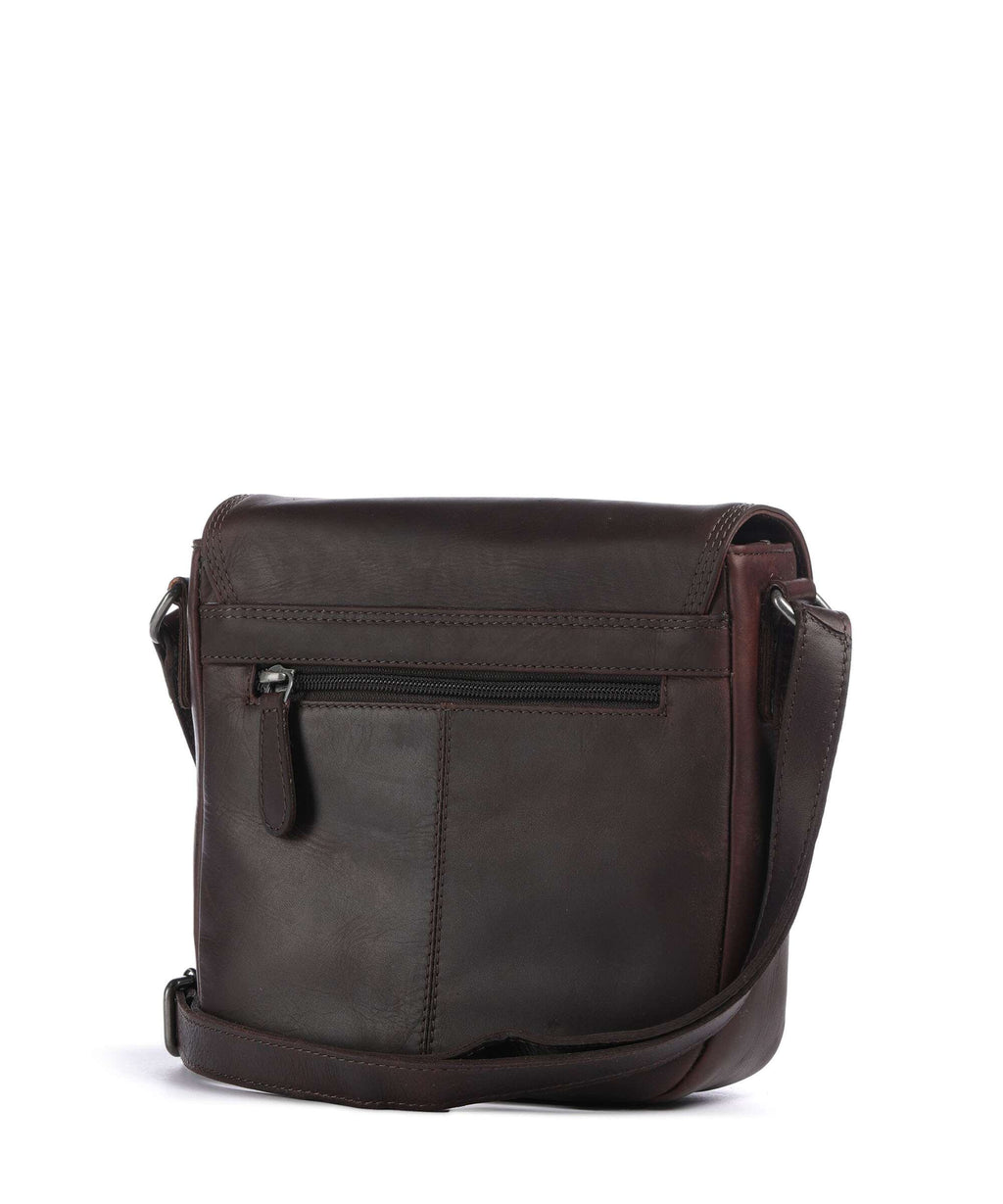The Chesterfield Brand Wax Pull Up Cow Lucian Crossbody bag brown