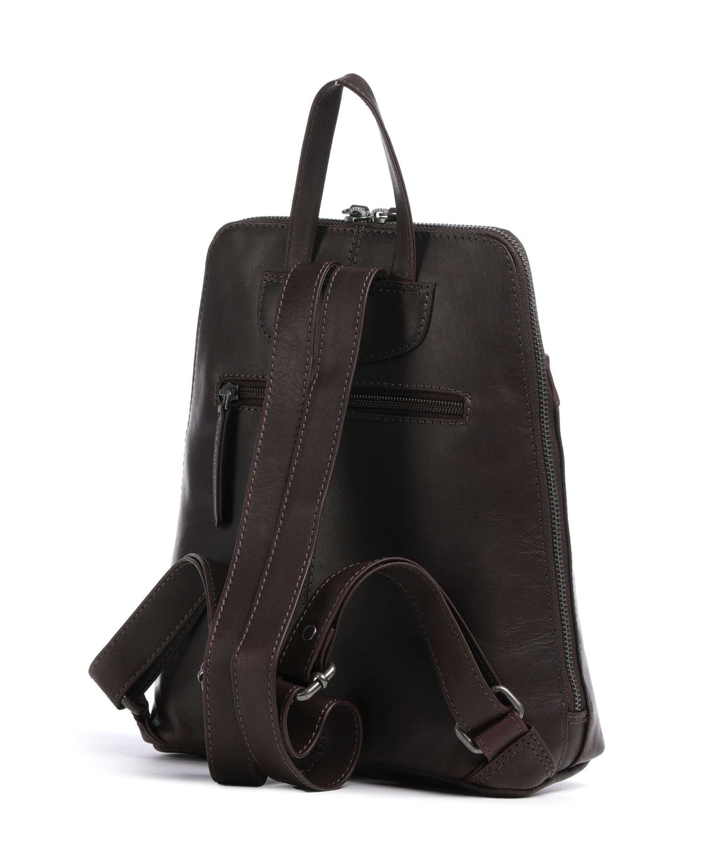 The Chesterfield Brand Cow Wax Pull Up Linford Backpack brown