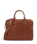 The Chesterfield Brand Wax Pull Up Cow Fabian Briefcase cognac