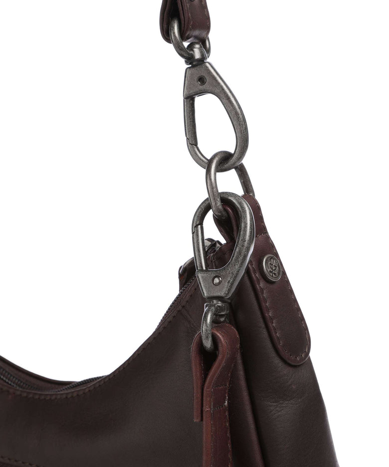 The Chesterfield Brand Cow Wax Pull Up Alexandria Shoulder bag brown