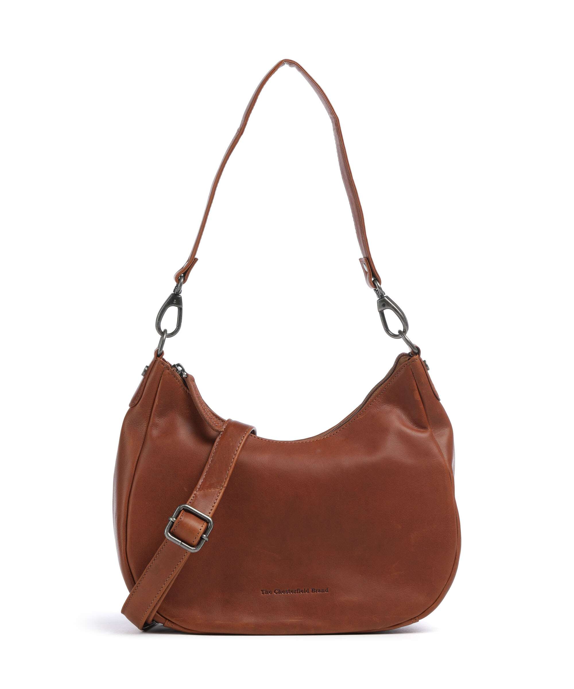 The Chesterfield Brand Cow Wax Pull Up Alexandria Shoulder bag cognac