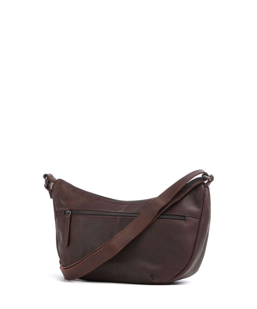 The Chesterfield Brand Cow Wax Pull Up Piemonte Crossbody bag brown