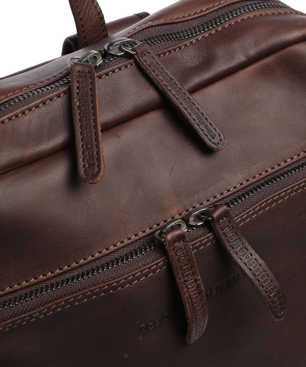 The Chesterfield Brand Cow Wax Pull Up Jasper Backpack brown
