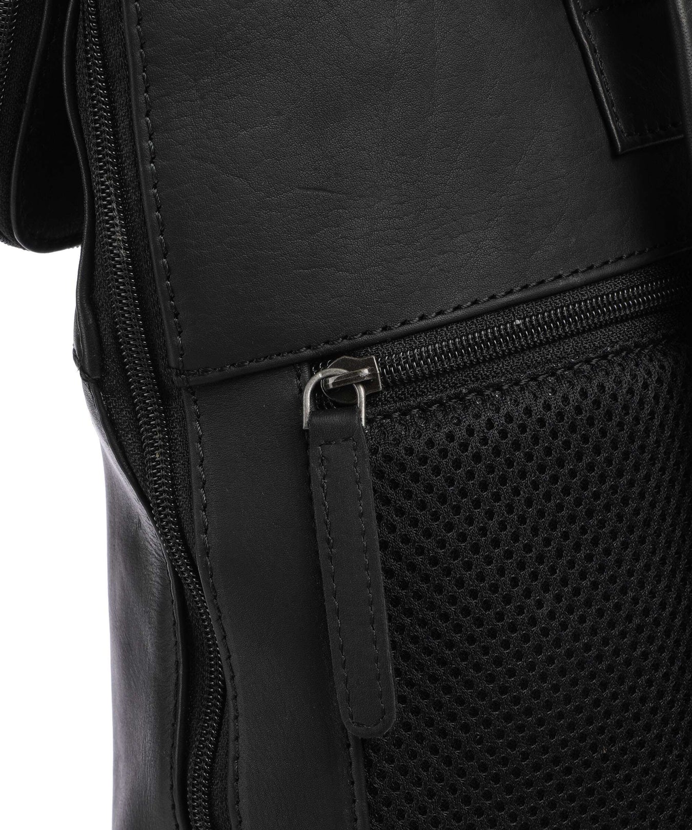 The Chesterfield Brand Cow Wax Pull Up Larsson Backpack black